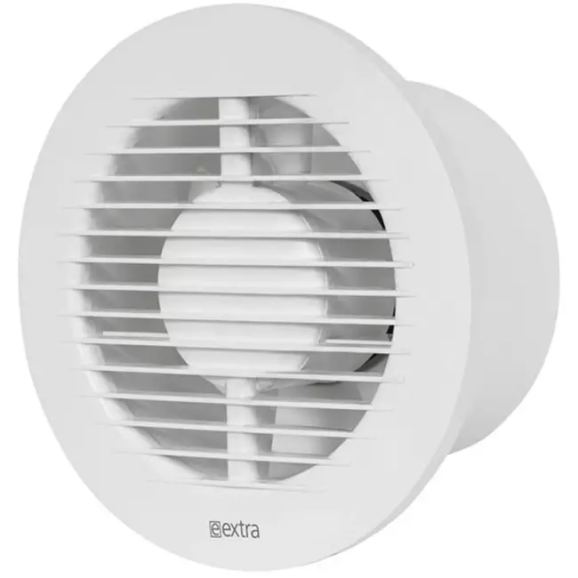 Aspiratore per il bagno rotondo Ø 125 mm bianco con timer e sensore umidità - EA125HT