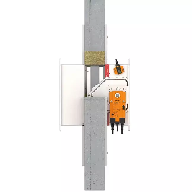 Attuatore rettangolare per serrande tagliafuoco 24V - E-FD40 250x650 M24 S