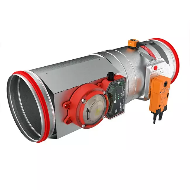 Sensore di fumo 24V per serranda tagliafuoco circolare 355 mm - E-FDC A SSA D355 24