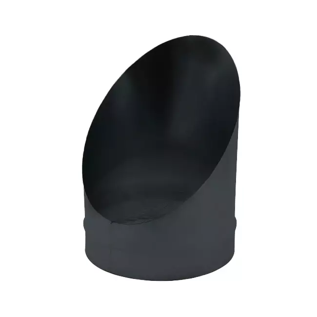 Tubo diffusore diametro 100 mm 45 gradi (Sendz. Verz.) RAL7016