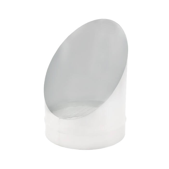 Tubo diffusore diametro 160mm 45 gradi (Sendz. Verz.) RAL9010