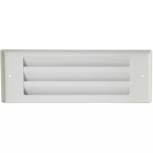 Griglia per parete esterna a superficie 300 mm x 100 mm BIANCA