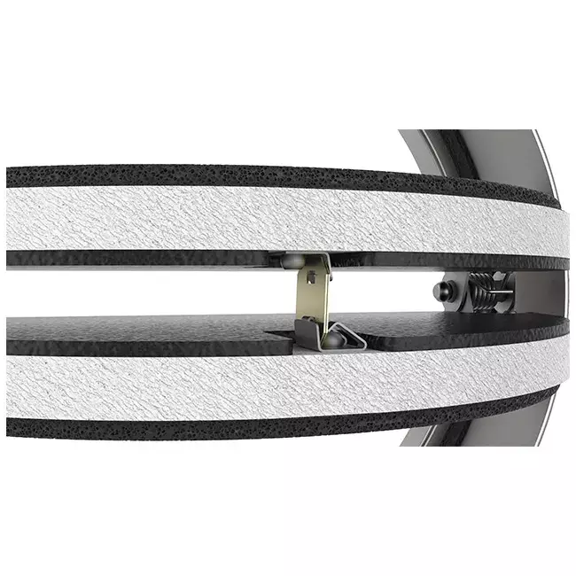 Serranda tagliafuoco circolare 200 mm con valvola di ventilazione - E-BFDC V EI120S D200