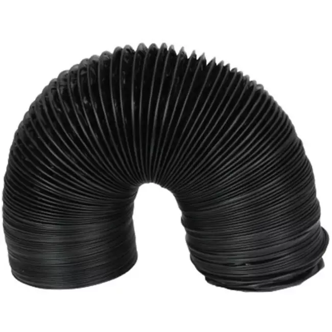 Tubo di ventilazione Combidec in alluminio con strato esterno in poliestere NERO Ø 160 mm (10 metri)