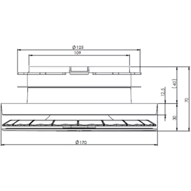 Valvola di alimentazione Zehnder ComfoValve Luna S125
