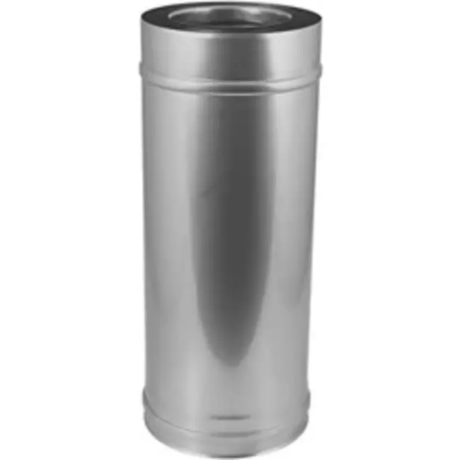 Tubo concentrico diametro 80 - 125 mm L500 I316L/I304 (D 0,5/0,5) (incl.  gomme di tenuta tubo interno)