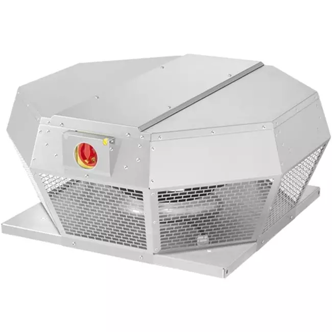 Ventilatore orizzontale da tetto in metallo - DHA 190 EC O R 01