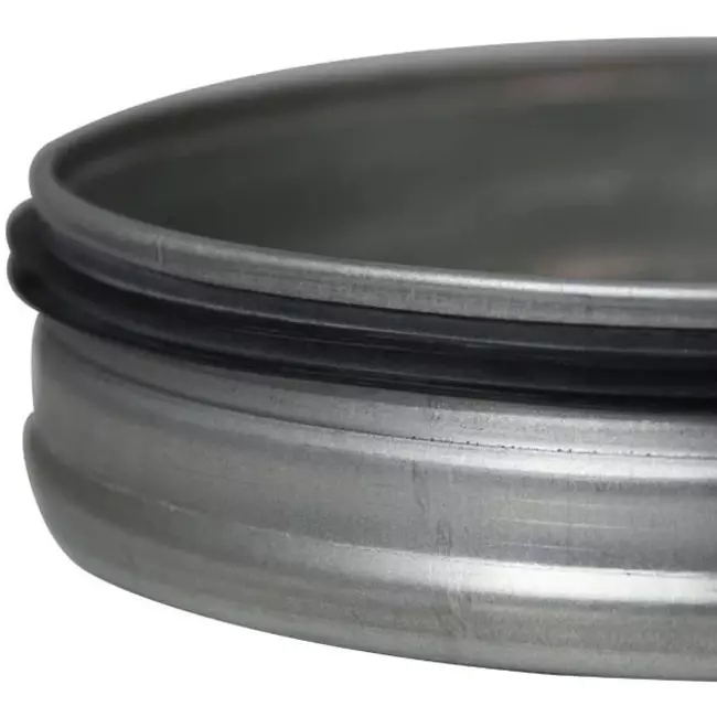 Tappo spiro Ø 80 mm per tubo spiro - Zincato