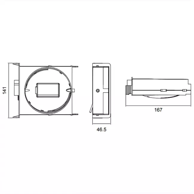 Serranda di regolazione senza sensore Duco Focus 25m³/h