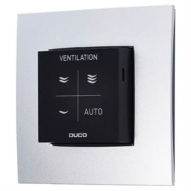 Sensore di CO2 per ambienti Duco con controllo RF/Cavo nero