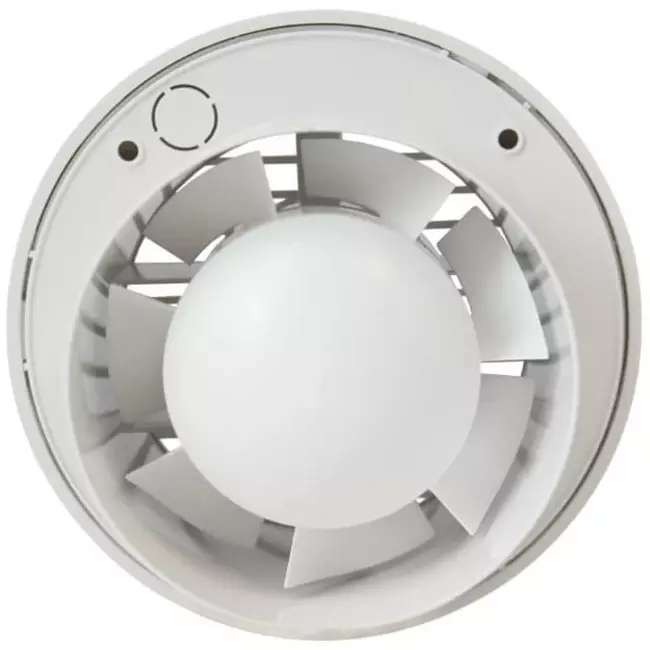 Aspiratore per il bagno rotondo Ø 100 mm bianco con timer - EE100T