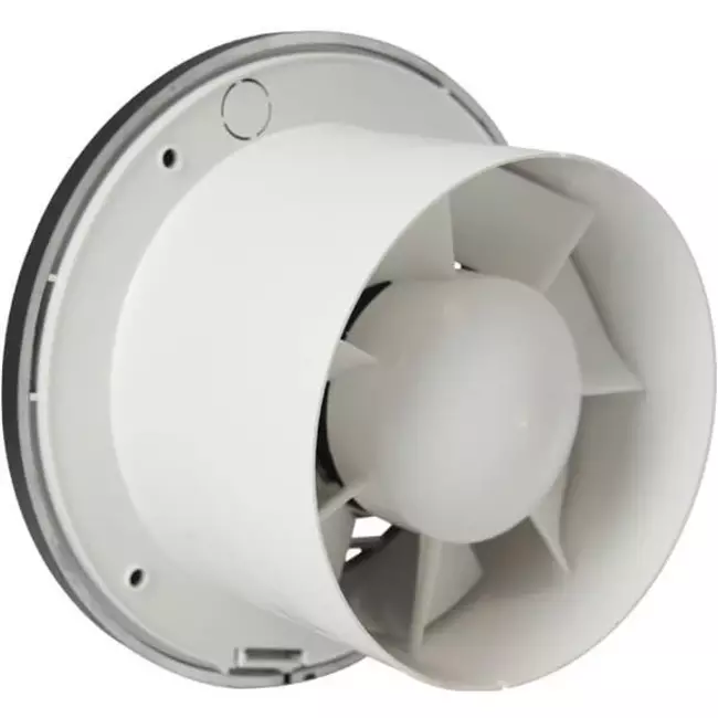 Aspiratore per il bagno rotondo Ø 125 mm antracite - Base EA125A