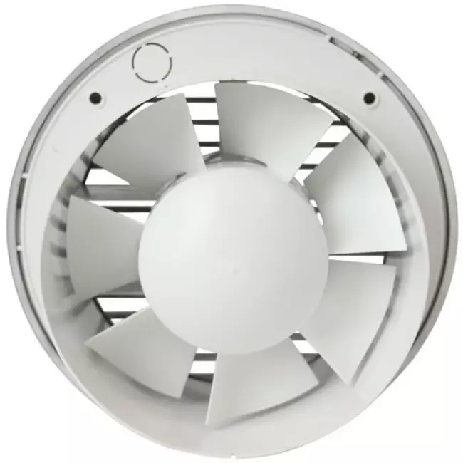 Aspiratore per il bagno rotondo Ø 125 mm antracite - Base EA125A