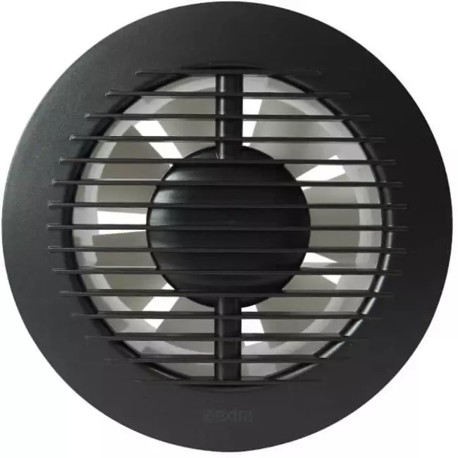 Aspiratore per il bagno rotondo Ø 125 mm antracite - Base EA125A
