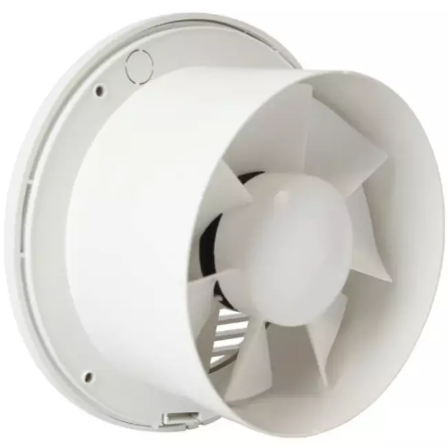 Aspiratore per il bagno rotondo Ø 150 mm bianco -basis EA150