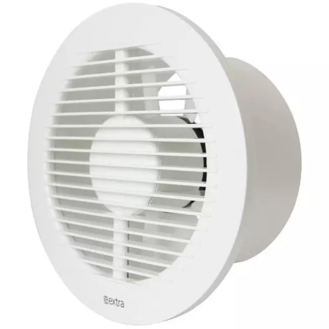 Aspiratore per il bagno rotondo Ø 150 mm bianco -basis EA150