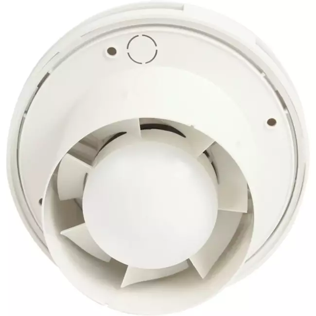 Aspiratore per il bagno rotondo Ø 100 mm bianco con timer -design EAT100T