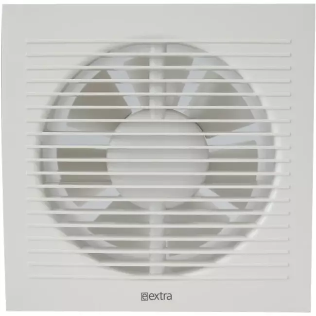 Aspiratore per il bagno Ø 150 mm bianco con interruttore a corda e spina - EE150WP