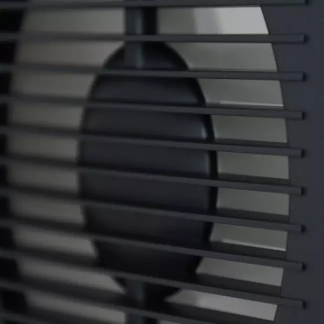 Aspiratore per il bagno Ø 100 mm antracite con timer e sensore di umidità - Standard EE100HTA
