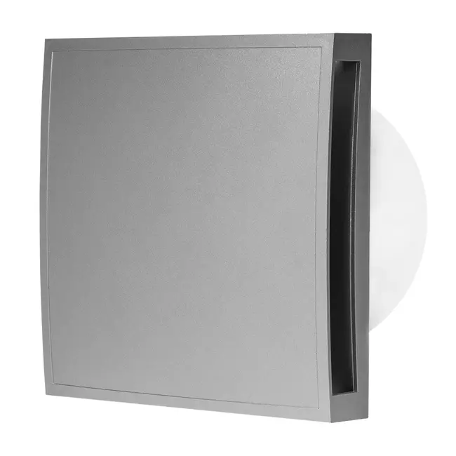 Aspiratore per il bagno Ø 100 mm argento - Design EET100S