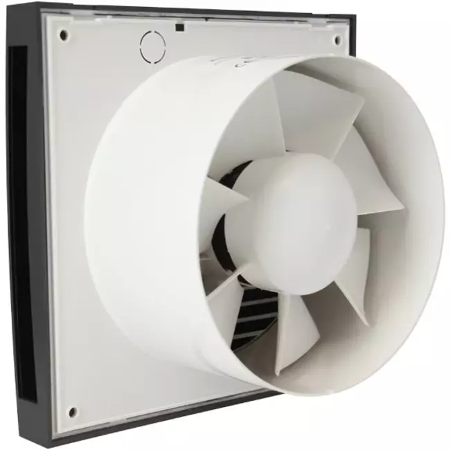 Aspiratore per il bagno Ø 100 mm antracite con timer e sensore umidità - EET100HTA