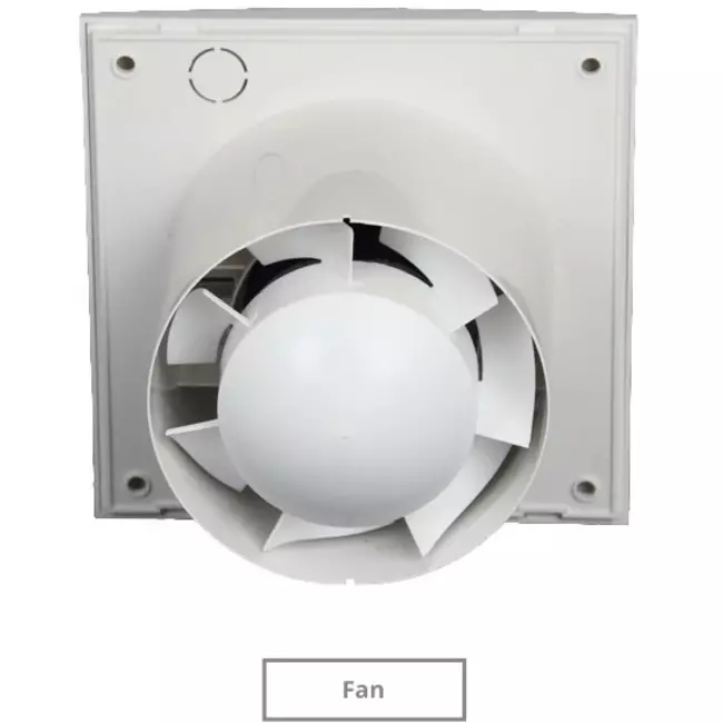 Europlast ventilazione decentralizzata con recupero di calore 100 mm con interruttore