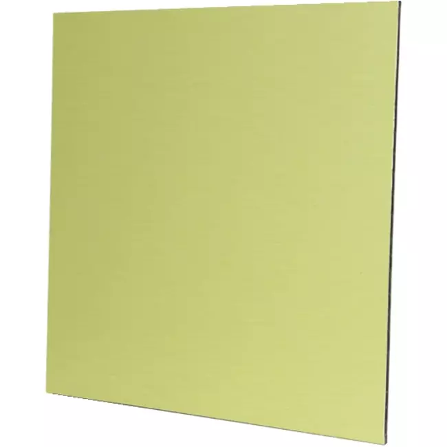 Griglia 15x15 cm con frontale in alluminio color oro