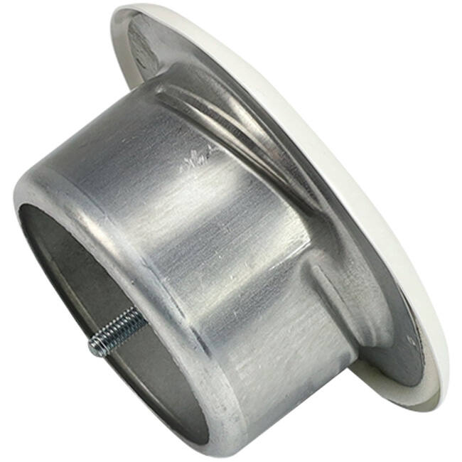 Valvola di scarico di ventilazione 160 mm in metallo - E-DVS160 RAL9010