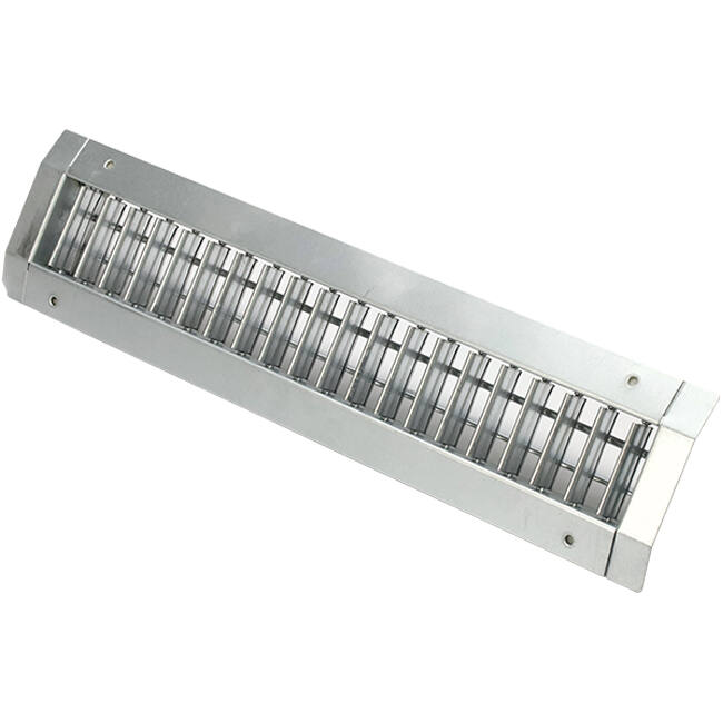 Griglia per condotti doppiamente regolabile 325x75mm per tubi da 160 a 400mm - DGS-DB325x75
