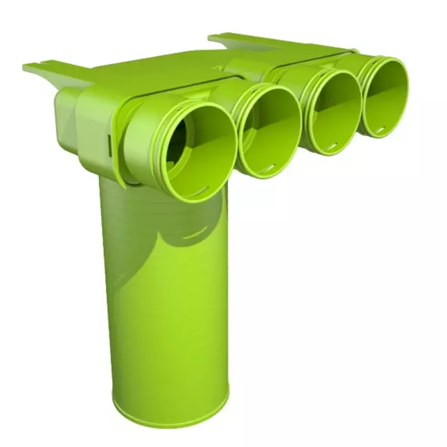 Ubbink Air Excellent 23C adattatore per valvola 125 4x90°