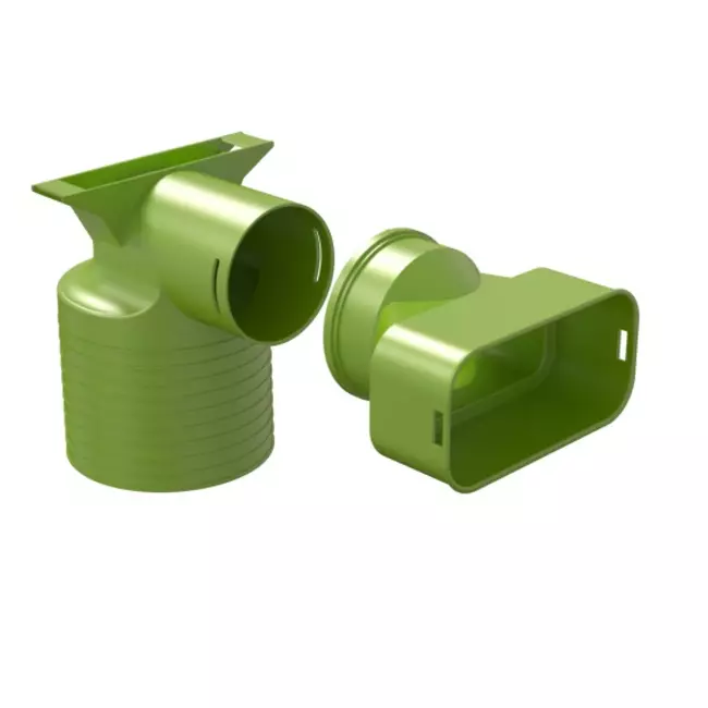 Ubbink Air Excellent 55SC adattatore per valvola 125 1x90