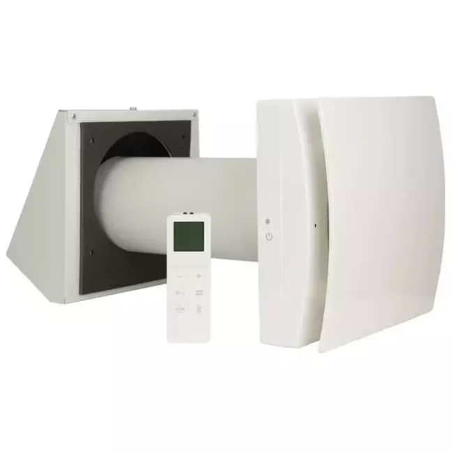 WTW decentralizzato HRU a parete Ø150 con telecomando - 60 m³/h - HRU-WALL-RC-150-60-PEG