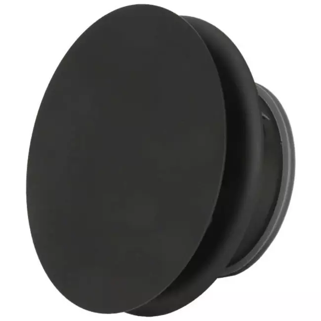 Valvola di ventilazione RLV Imaginair Ø 125 mm - morsetti di fissaggio + anello - nero