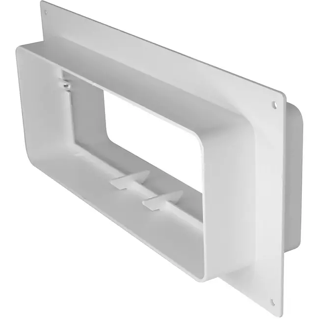 Flangia di collegamento rettangolare in plastica 220x90 mm (KFS29)