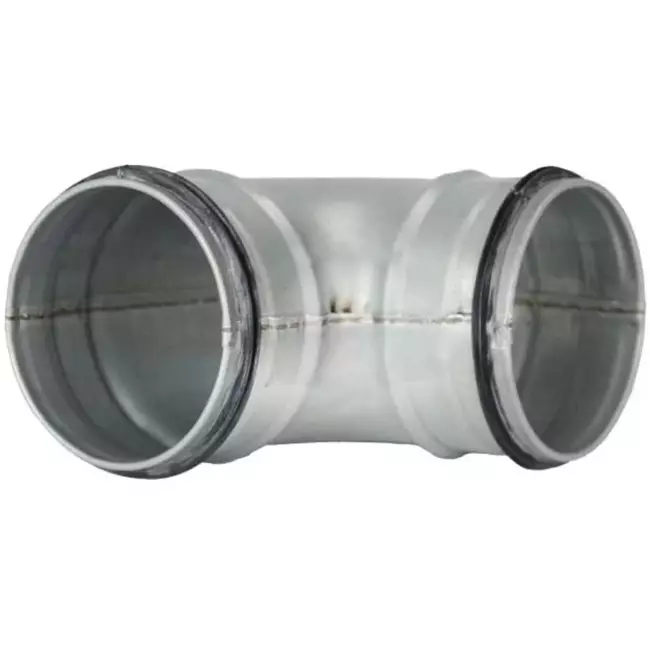 Curva tonda corta spiro 45° Ø 80 mm per tubo spiro