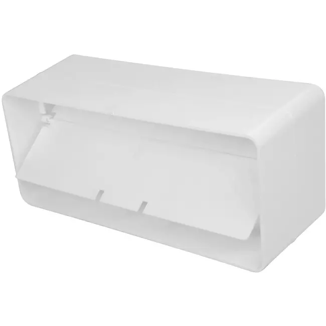 Valvola di ritegno rettangolare in plastica 220x90 mm (KV29)
