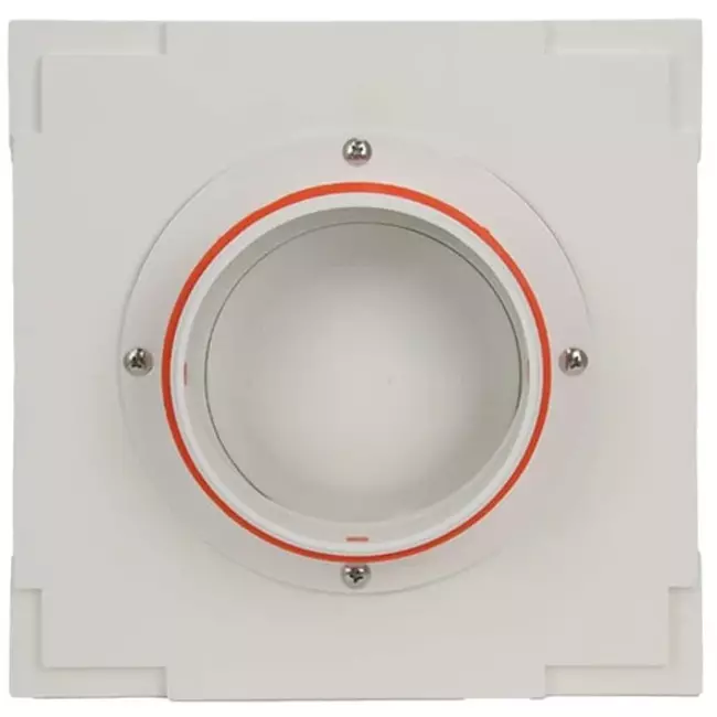 Ergovent valvola di ventilazione canalizzabile senza telaio quadrata 100 mm