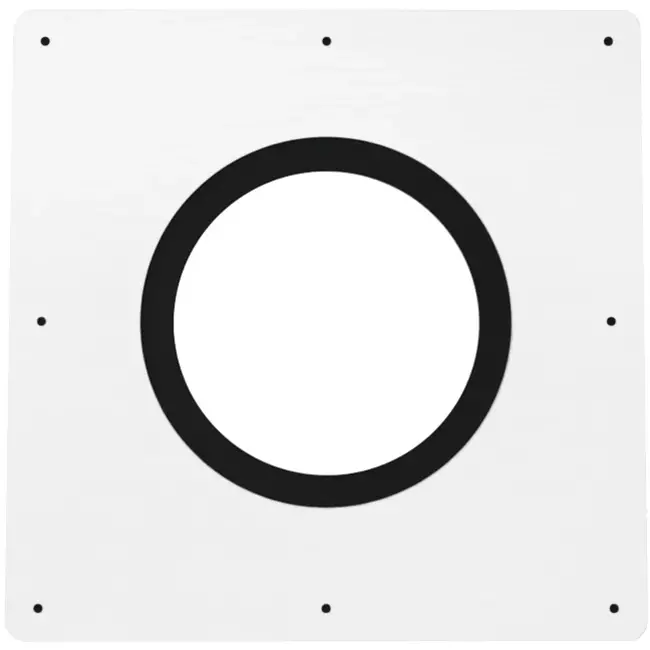 Terminale a tetto ermetico all'aria 180 mm piastra di copertura RAL 9010