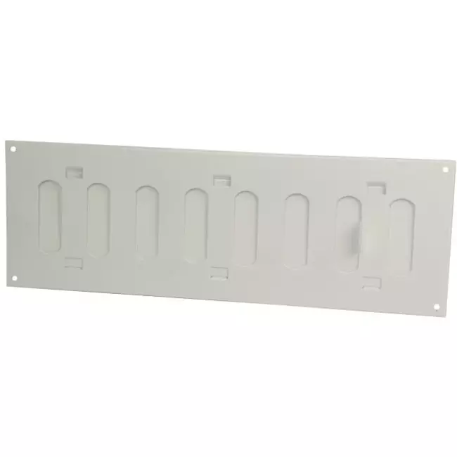 Griglia regolabile a fessura rettangolare in metallo 300x100 bianca - MR3010R - RAL9016