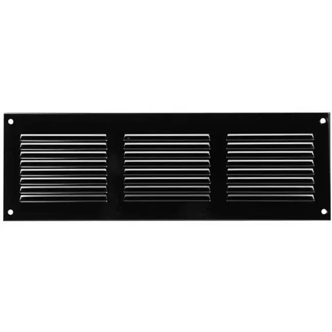Griglia metallica 300x100 mm nera - MR3010M - RAL9005