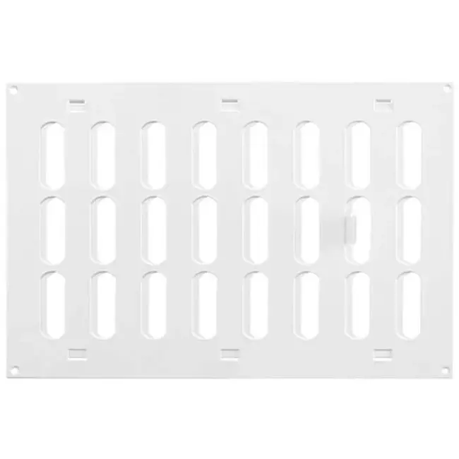 Griglia metallica regolabile 300x200 mm bianca - MR3020R - RAL9016