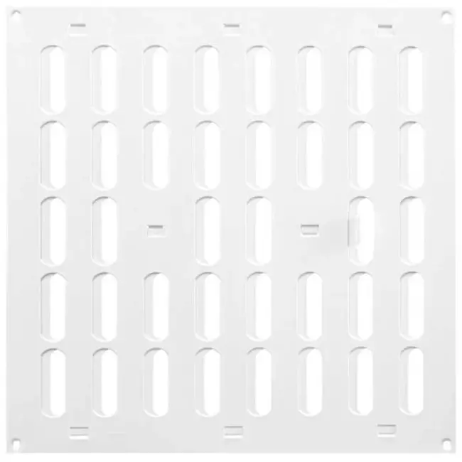 Griglia metallica regolabile 300x300 mm bianca - MR3030R - RAL9016