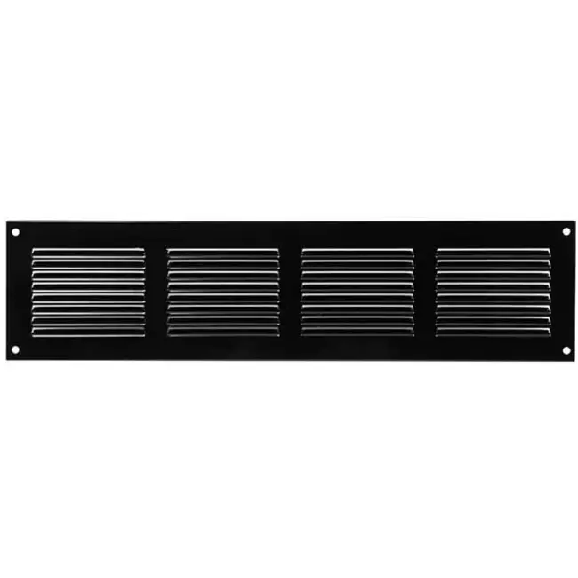 Griglia metallica 400x100 mm nera - MR4010M - RAL9005