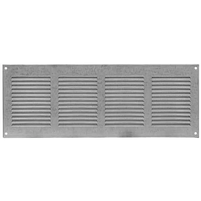 Griglia a fessura rettangolare in metallo 400x100 zincata - MR4010ZN
