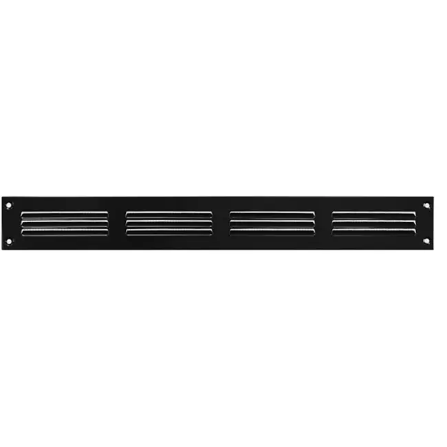 Griglia metallica 400x50 mm nera - MR405M - RAL9005