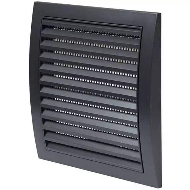 Griglia a muro 190x190 mm antracite - N12A