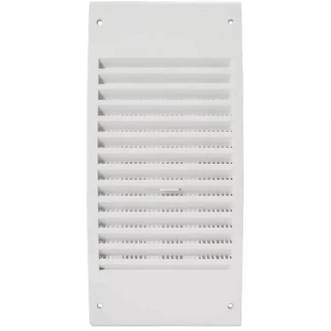 Griglia a muro regolabile 300x140 mm bianca - N30R
