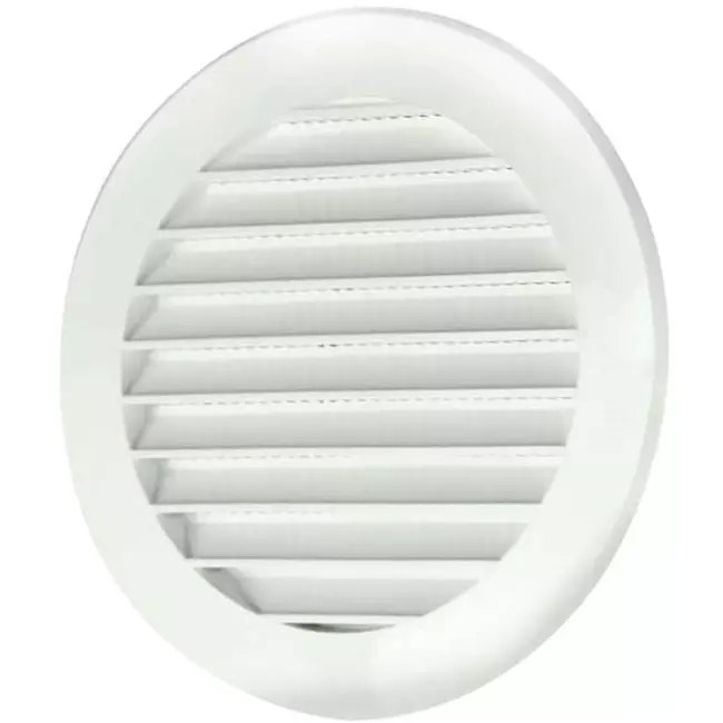 Diametro griglia con alette: 125 mm bianco - VR125