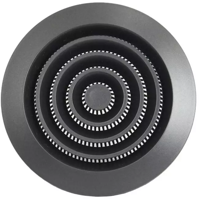Griglia di aerazione tonda grata Ø100 mm antracite - NGA100A