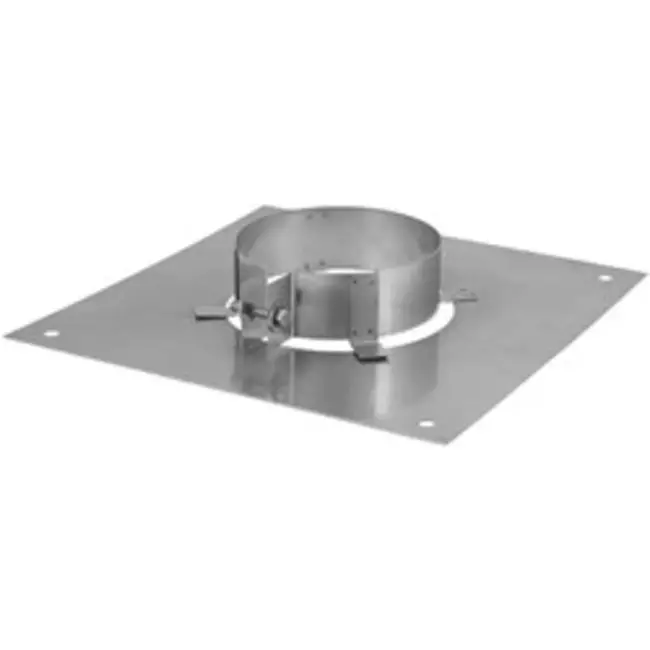 Piastra a soffitto diametro 80 mm con staffa I304 (D0,8)